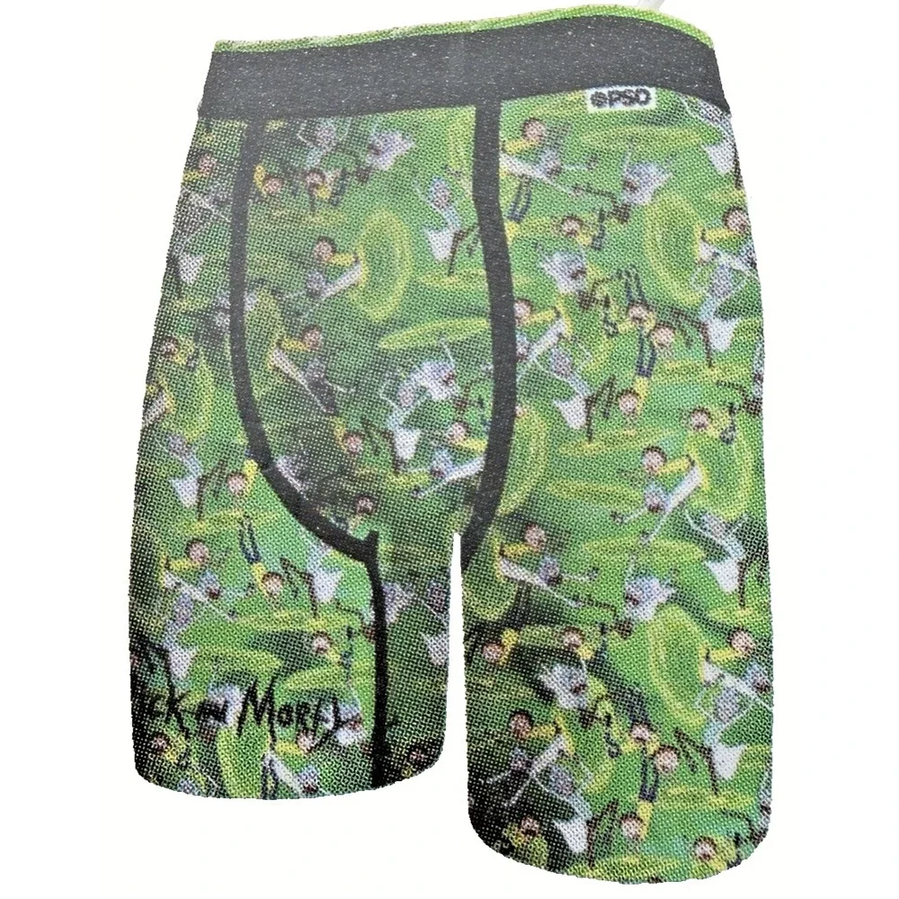 PSD Rick and Morty Underwear Boxer Briefs NEW Size L Large